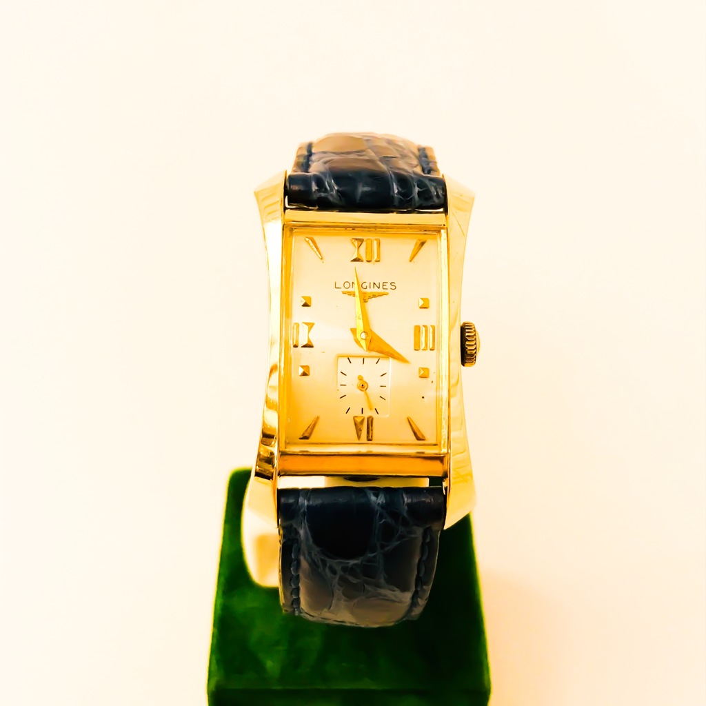 ZŁOTY 14K LONGINES PAGODA 1953 ROK KOMPLET