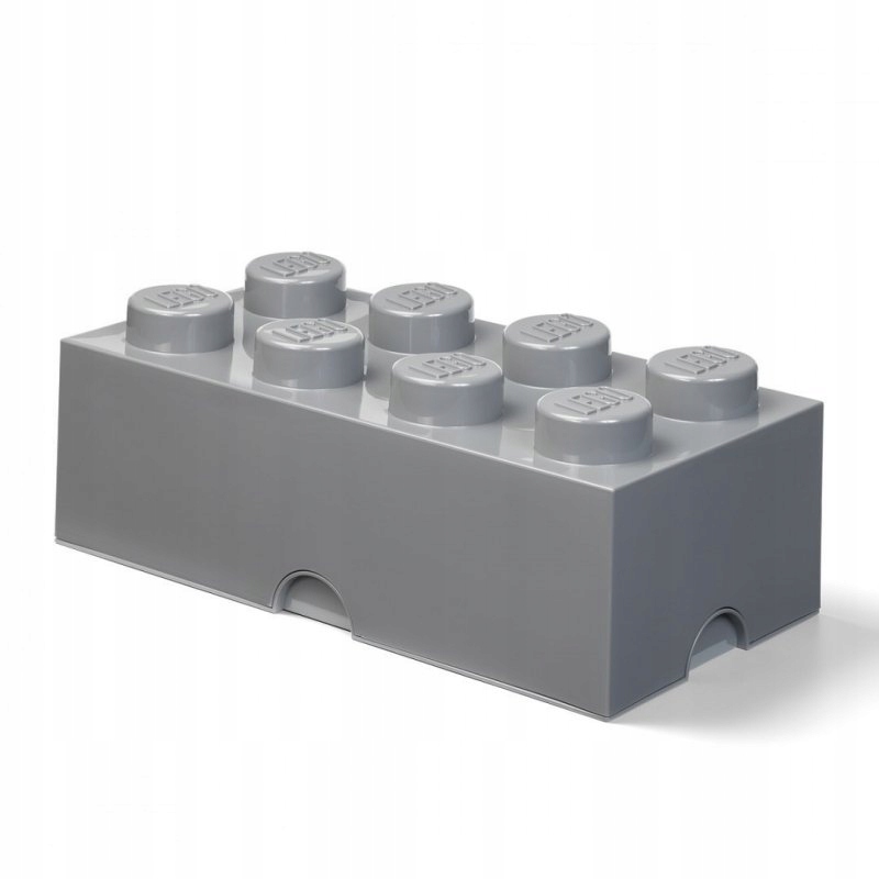 Pojemnik klocek LEGO Brick 8 (Ciemnoszary)