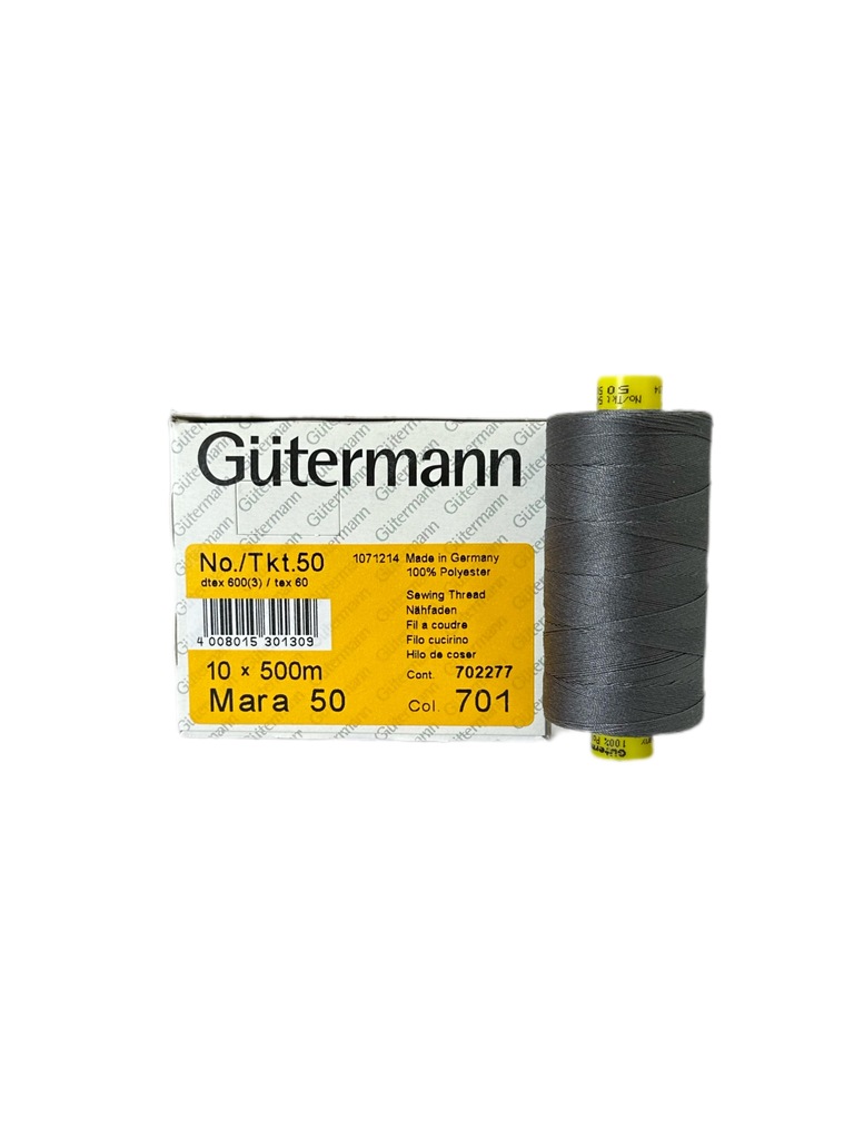 WYPRZEDAŻ Nić Gutermann 50 nr.701 mocne 500m