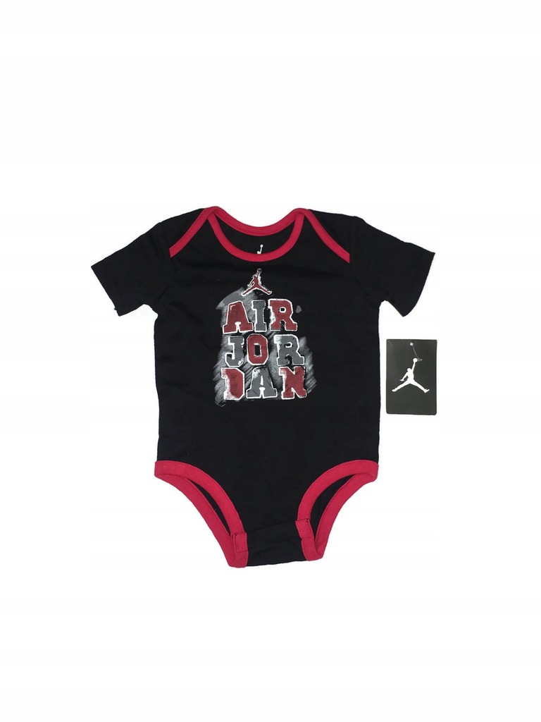 Czarne body niemowlęce Jordan nowe 3-6 mc