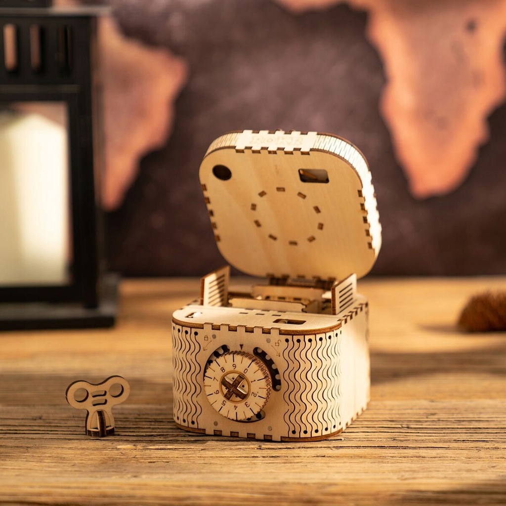 Купить ROBOTIME Деревянная модель-пазл сундук с сокровищами: отзывы, фото, характеристики в интерне-магазине Aredi.ru