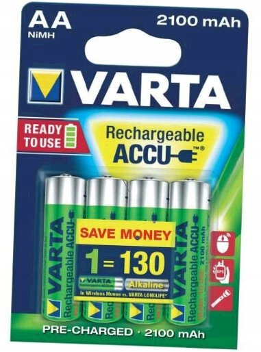 Akumulatorki Varta Ready2use R6 AA Ni-MH 2100 mAh