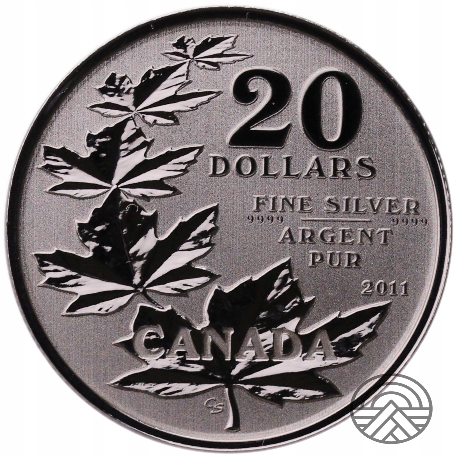 Kanada, 20 Dolarów 2011 r. Liście Klonu