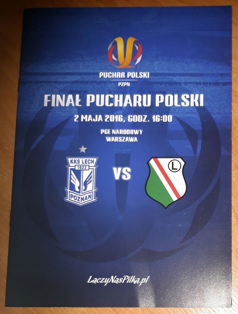Program Finał Pucharu Polski Lech Poznań - Legia