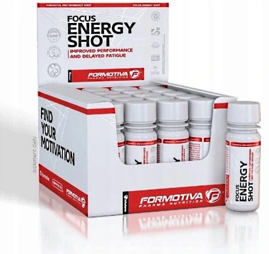 Formotiva Focus Energy Shot 20X60ml ENERGIA AAKG