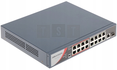 SWITCH POE DS-3E0318P-E/M(B) 16-PORTOWY SFP Hikvis