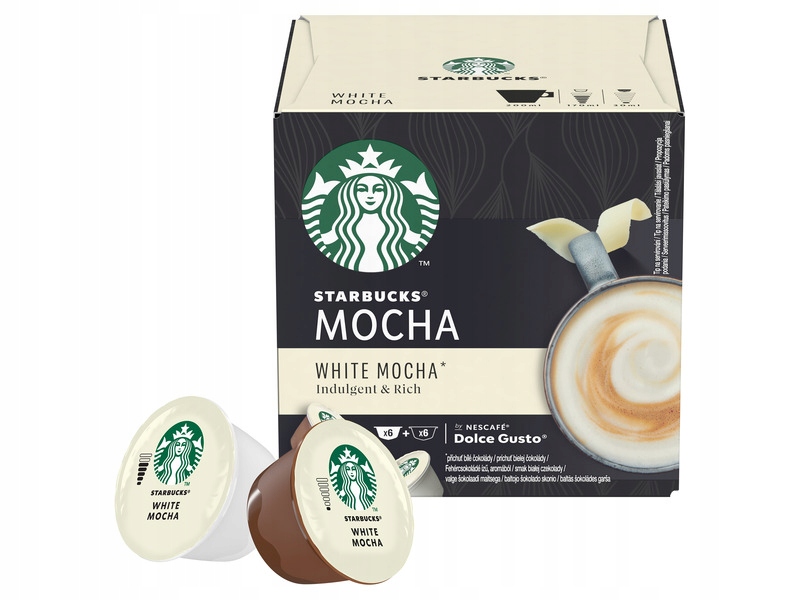 STARBUCKS White Mocha Nescafé Dolce Gusto kapsułki z kawą
