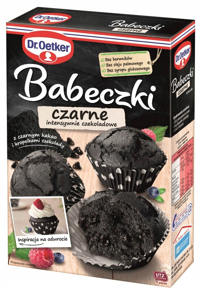 Dr. Oetker Babeczki czarne 343 g