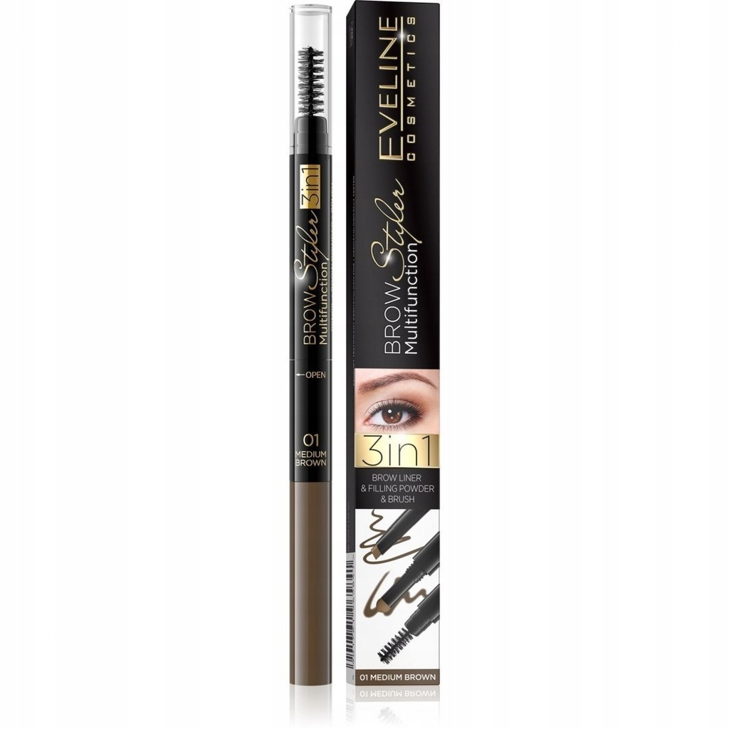 Eveline Brow Multifunction Styler Kredka do brwi 3