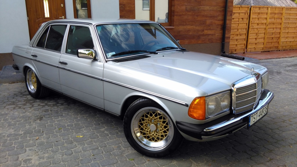 MERCEDESBENZ W123 BECZKA 2.5 B BBS KLASYK 7089723884