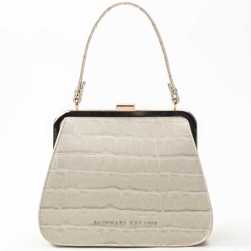 Torebka kuferek MONNARI bag3110-m00 ecru-beżowy