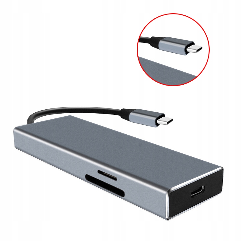 Купить Адаптер HUB 6in1 USB C HDMI 4K SD Macbook Pro / Air: отзывы, фото, характеристики в интерне-магазине Aredi.ru