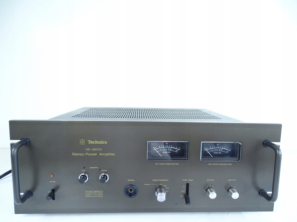 KOŃCÓWKA MOCY TECHNICS SE-9200 HI-END STAN BDB