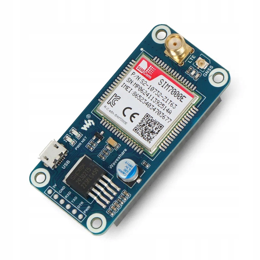 LTE GPS HAT - nakładka dla Raspberry Pi