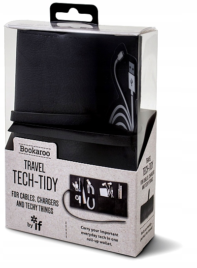 BOOKAROO TRAVEL TECH-TIDY - ORGANIZER PODRÓŻNY - CZARNY