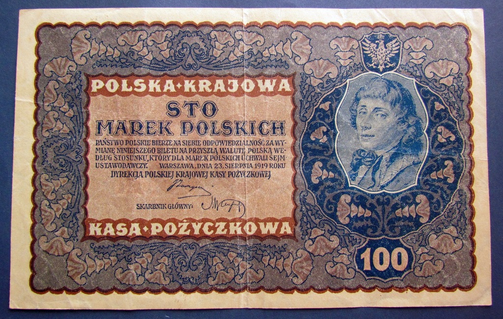 100 MAREK POLSKICH 1919 rok