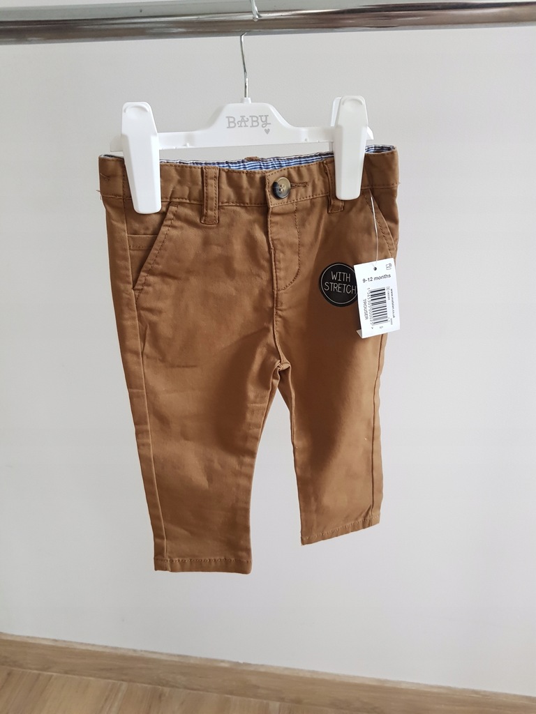 MATALAN wizytowe spodnie chłopięce chinos 80 cm