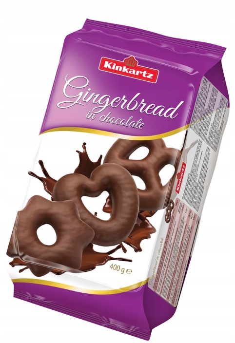 Kinkartz Klasyczne Pierniki w czekoladzie 400 g