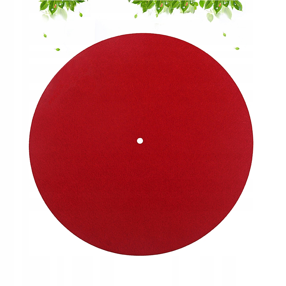TURNTABLES VINYL RECORDS TURNTABLE MAT WOOL 14349103542 oficjalne archiwum Allegro