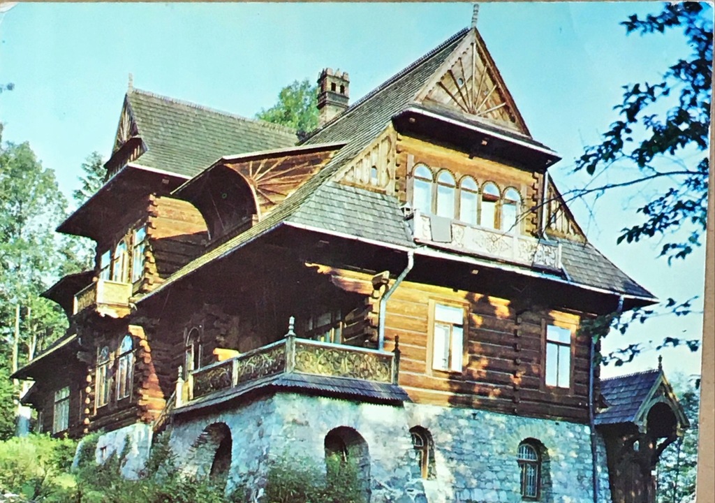 ZAKOPANE WILLA POD JEDLAMI NA KOZIŃCU PROJ ARCH ST