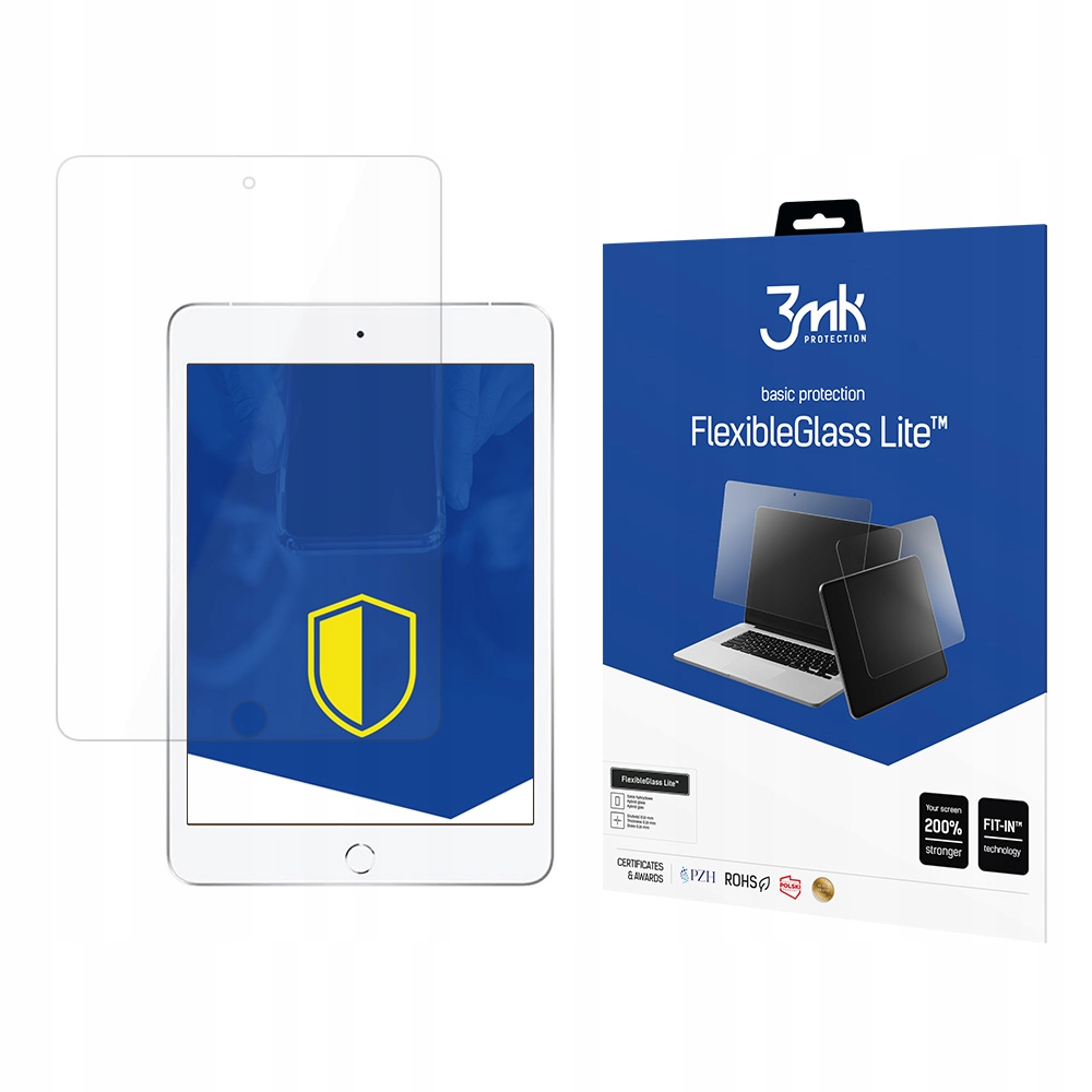 Szkło Hybrydowe Ochronne do Apple iPad Mini 7.9 2019 - 3mk FlexibleGlass