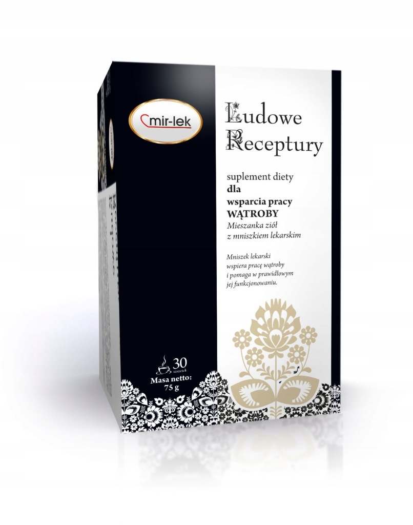 LUDOWE RECEPTURY wsparcie pracy wątroby 30 saszetek MIR-LEK ____________