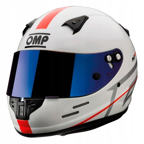 Kask OMP KJ8 EVO CMR Karting Biały (Rozmiar L)