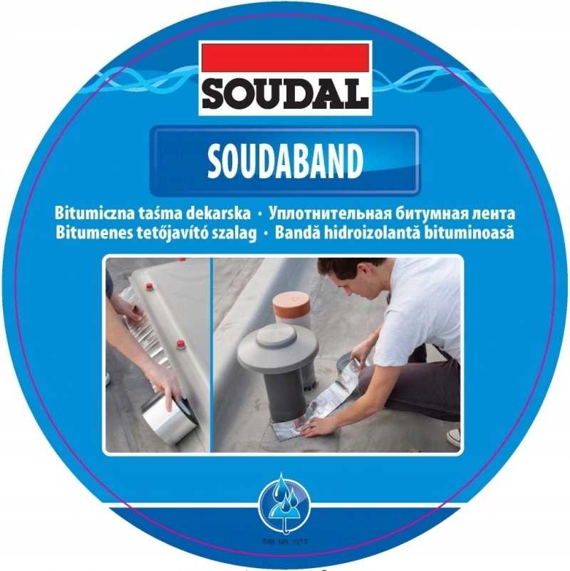 SOUDAL TAŚMA DEKARSKA 10CM/BRĄZ RAL8017