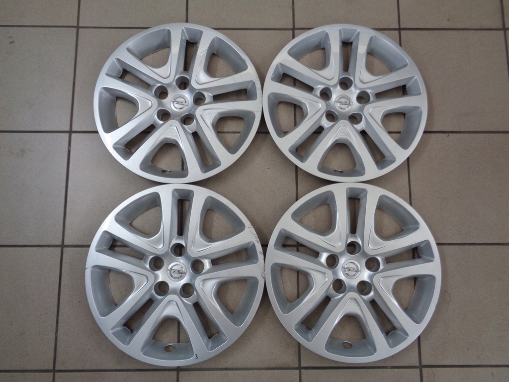 Oryginalne kołpaki OPEL 16 ASTRA H K STRUKTURLANE - 12470823716 ...