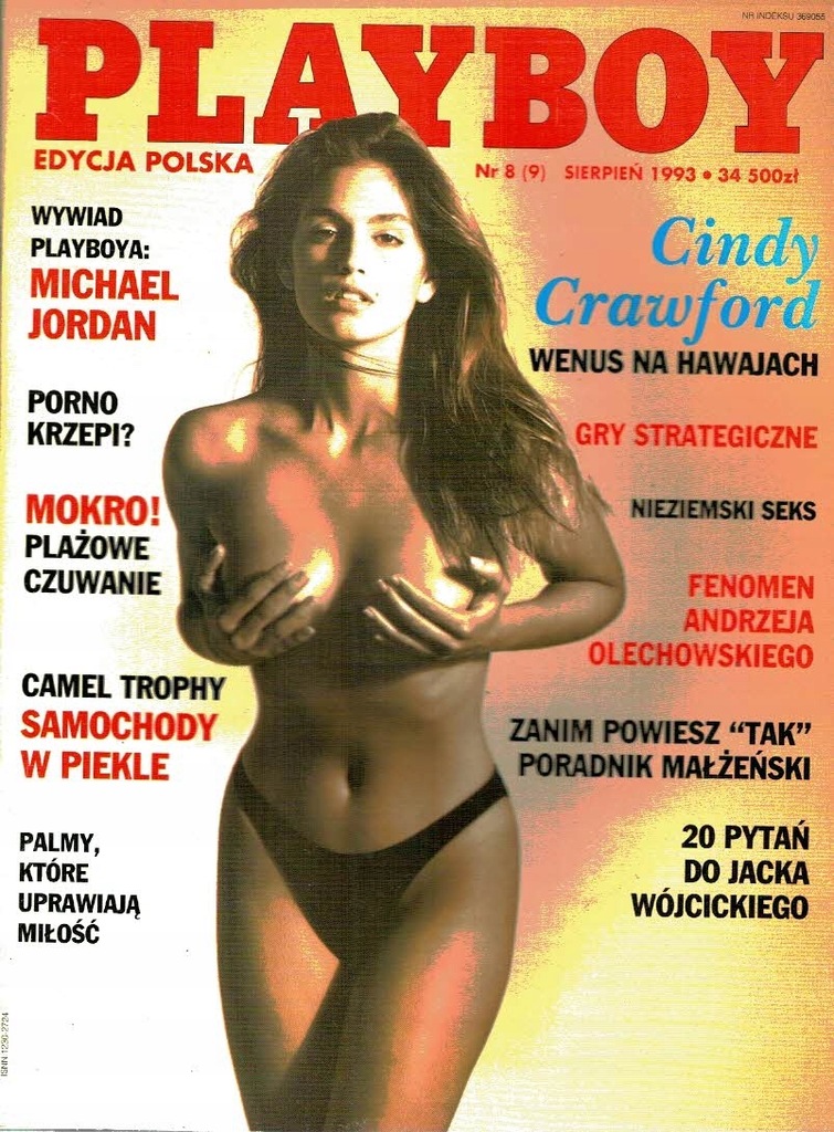 Playboy nr 8/1993 [9] Cindy Crawford