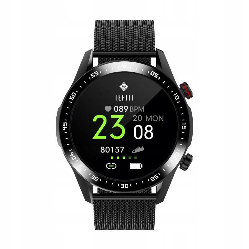 ZEGAREK MĘSKI SMARTWATCH E12 TEFITI Smartwatch