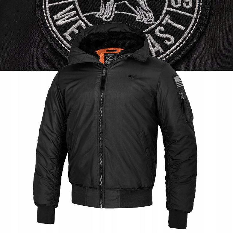 Купить Мужская утепленная зимняя куртка-бомбер Pitbull: отзывы, фото и ...