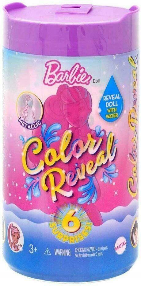 Barbie Color Reveal Brok atowa Chelsea lalka Ast