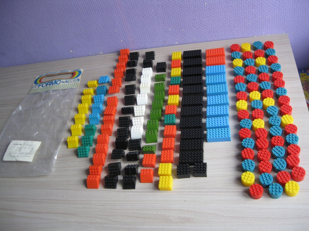 Stare konstrukcyjne klocki FORMO DDR