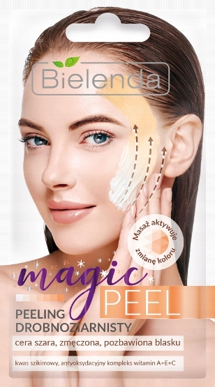 BIELENDA MAGIC PEELING DROBNOZIARNISTY C.ZMĘCZONA