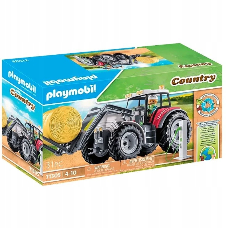 Zestaw z figurkami Country 71305 Duży traktor