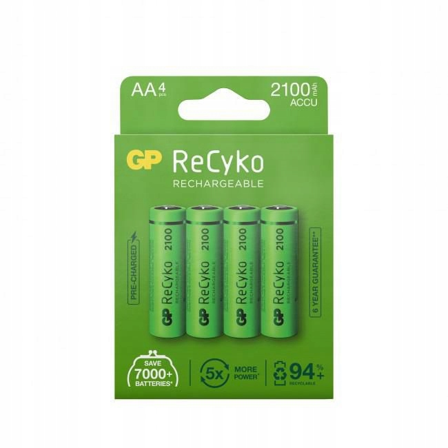 GP Batteries RECYKO 210AAHCE-2WB4/AA