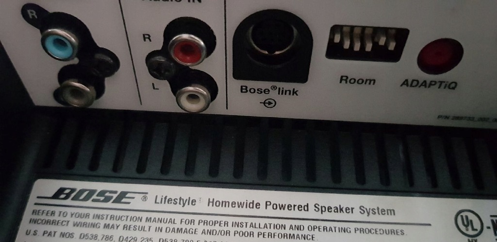 bose lifestyle homewide powered speaker system