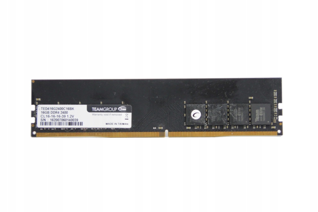 Team Group Ted416g2400c16bk TEAM GROUP DDR4-2400MHz 32GB (16GB×2枚