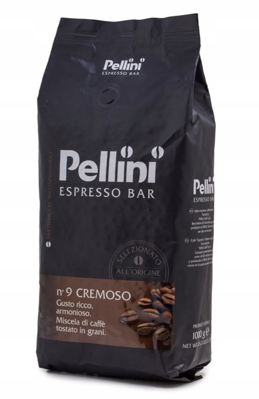 Kawa Pellini Espresso Bar Cremoso 1 kg, Ziarnista