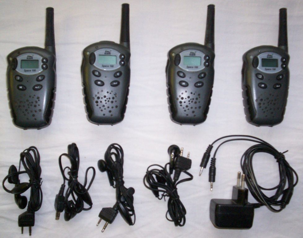 Radiotelefony walkie-talkie krótkofalówki komplet