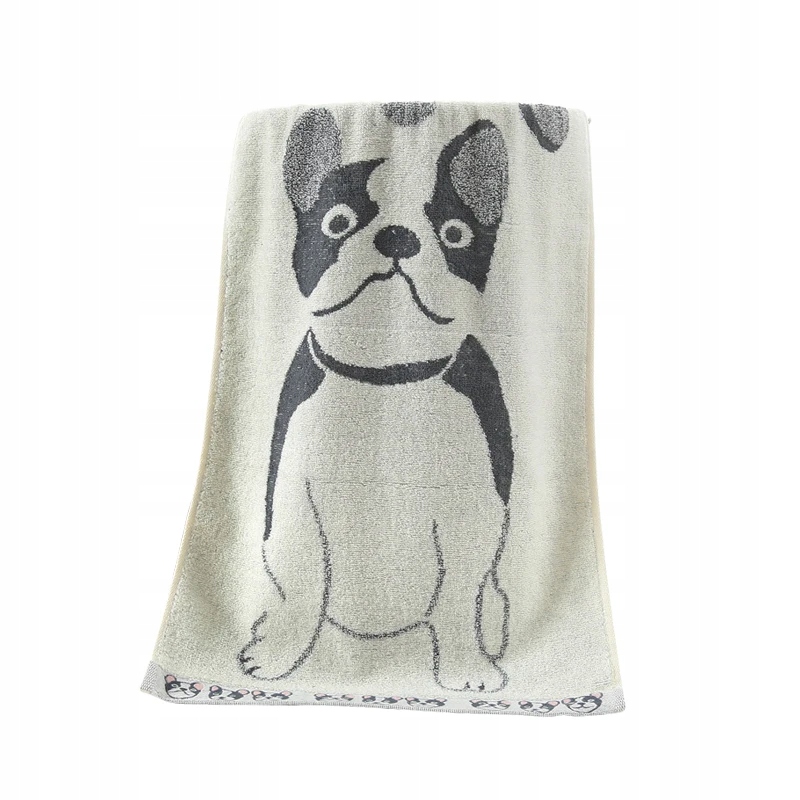 100% bawełna wzór z psem drukuj duże ręczniki ręcz