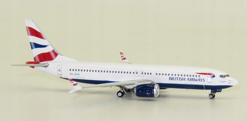 Model Boeing 737MAX-8 British Airways 1:400 ZS-ZCA