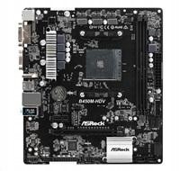 ASRock B450M-HDV R4.0 - Motherboard - micro ATX - Socket AM4 - AMD B450