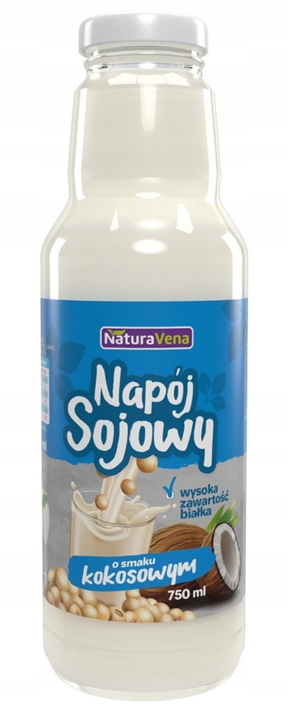 NAPÓJ SOJOWY KOKOSOWY 750 ml - NATURAVENA