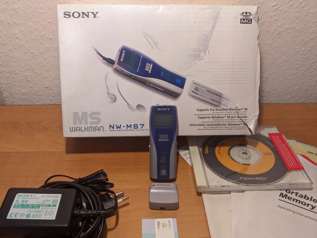 Sony NWMS7 Memory Stick Walkman 12221071548 oficjalne archiwum Allegro