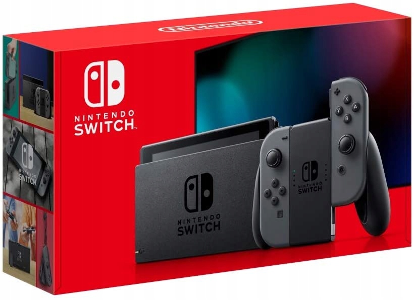 KONSOLA PRZENOŚNA NINTENDO SWITCH JOY-CON V2 SZARA