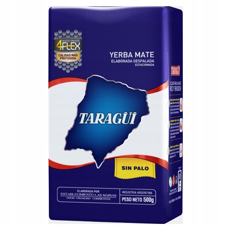 Yerba Mate Taragui Sin Palo Despalada 500g