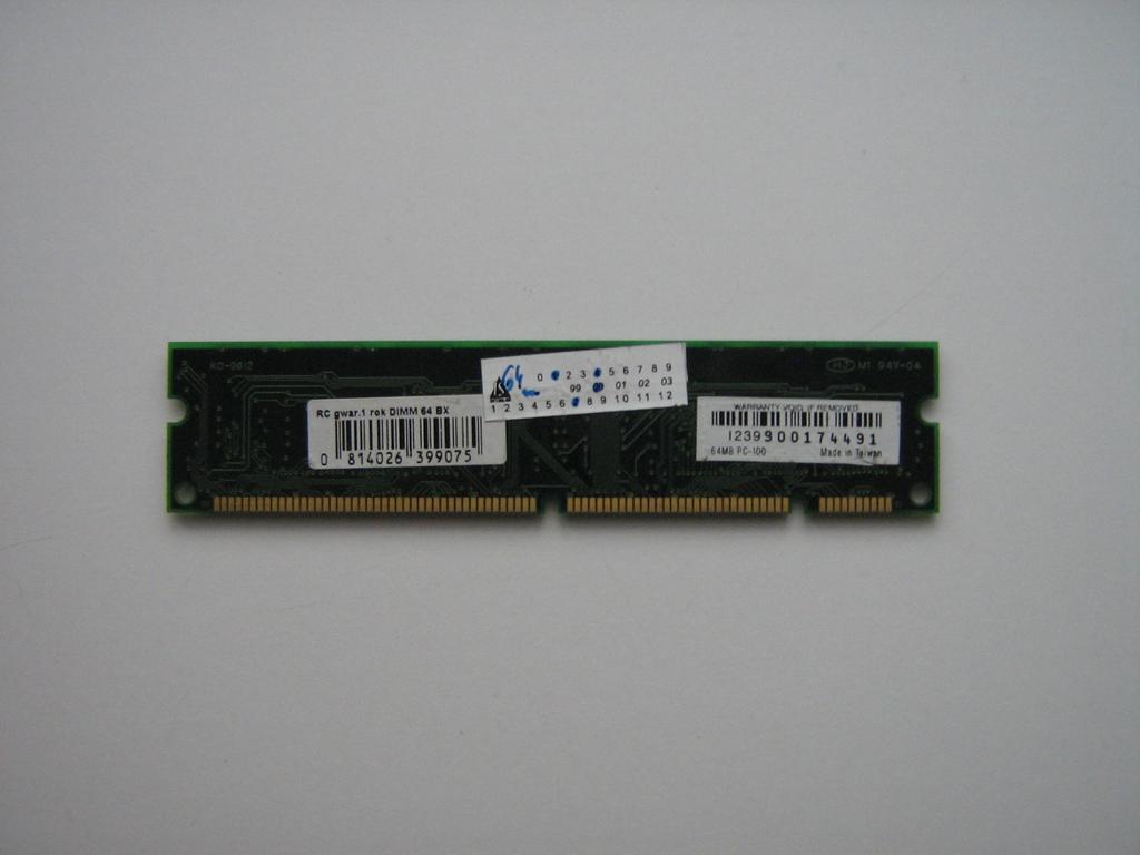 Kość pamięci DIMM 64 MB PC-100 84 pin