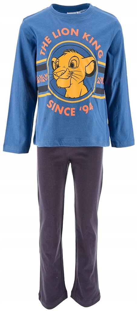 Bawełniana piżama dla chłopca Disney - Król Lew r.98 cm